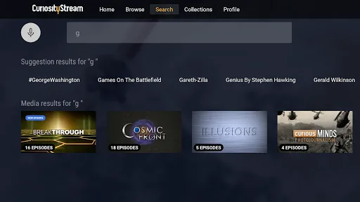 Curiosity Stream (TV) screenshot 5