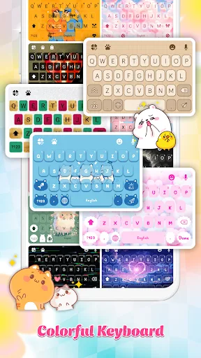 Cute Keyboard - Emoji Keyboard screenshot 1