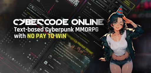 CyberCode Online: Text RPG screenshot 1