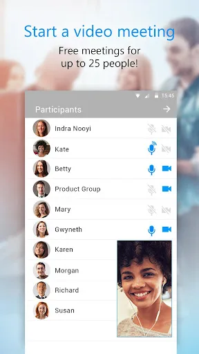 U Meeting, Webinar, Messenger screenshot 2