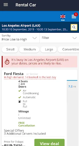 Rental Car screenshot 3