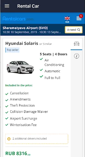 Rental Car screenshot 4