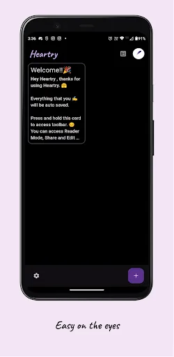 Heartry - An App for Writers screenshot 1