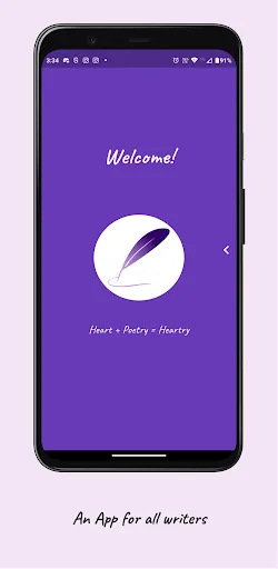 Heartry - An App for Writers screenshot 2