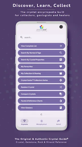 Crystal Guide® Pocket Edition screenshot 1