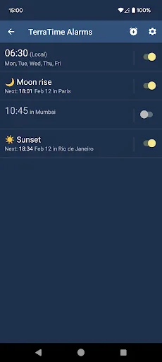TerraTime Pro World AlarmClock screenshot 2