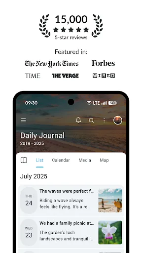 Day One Diary: Daily Journal screenshot 1