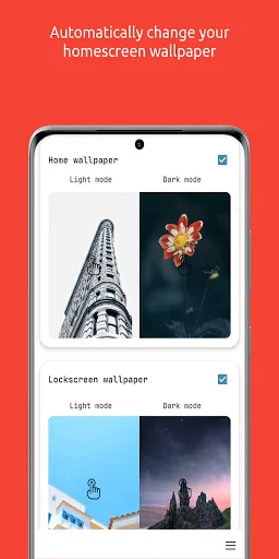 Dark/Light Wallpaper Scheduler screenshot 1