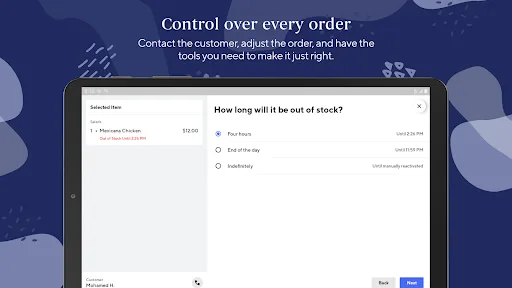 DoorDash Order Manager screenshot 2