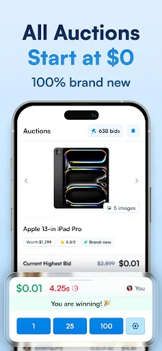 DealDash - Bid & Save Auctions screenshot 3