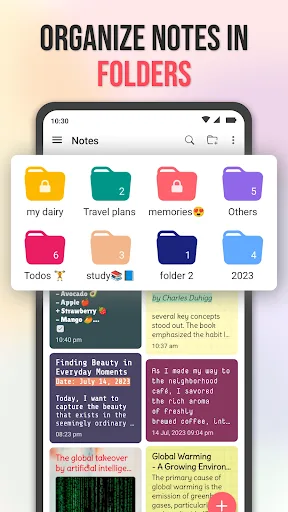 Notes : Color Folders & To-dos screenshot 2