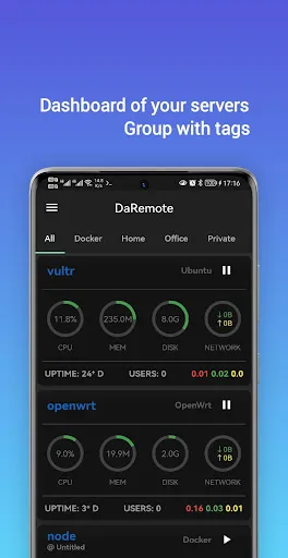 DaRemote:ssh,linux,docker,sftp screenshot 1