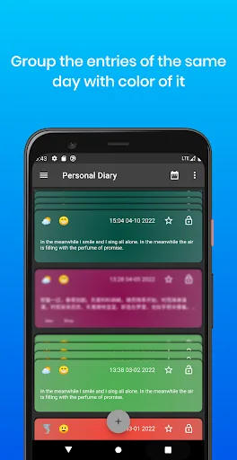 P.Diary:colorful memo,mood screenshot 1