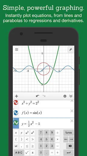 Desmos Graphing Calculator screenshot 1