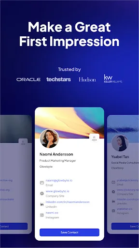 Fluer: Digital Business Card screenshot 1