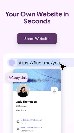 Fluer: Digital Business Card screenshot 3
