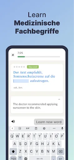 Medical German Language screenshot 5