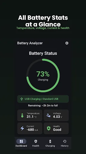 Battery Analyzer and Health screenshot 1