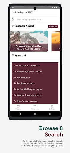 SDA Kinyarwanda Hymnal screenshot 2