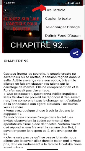 mon roi belle roman screenshot 3