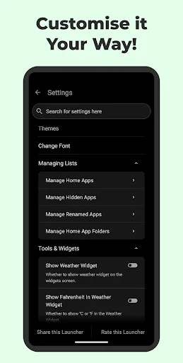 Minimal: Detox Home Launcher screenshot 4