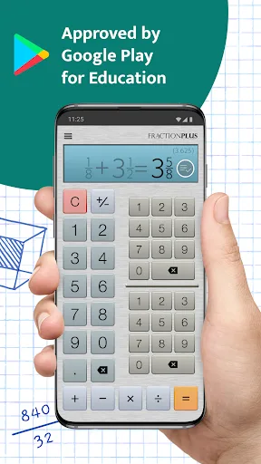 Fraction Calculator Plus screenshot 1