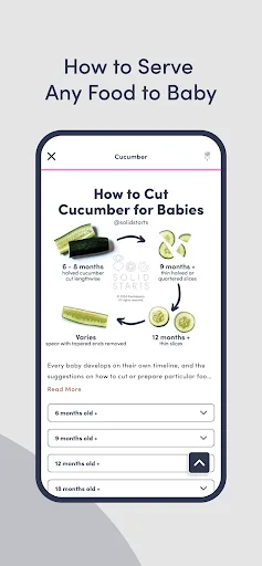 Solid Starts: Baby Food App screenshot 3