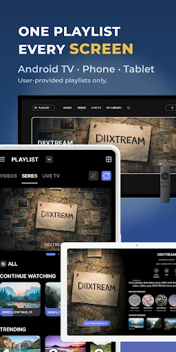 DIIXTREAM IPTV Player screenshot 1