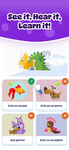 Dinolingo Kids Learn Languages screenshot 2