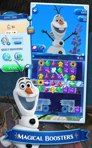 Disney Frozen Free Fall screenshot 5