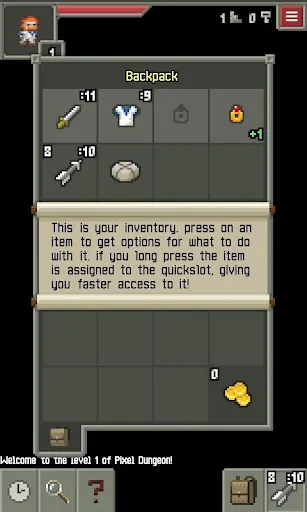 Your Pixel Dungeon screenshot 1