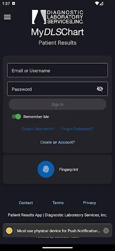 myDLSchart Mobile App screenshot 2