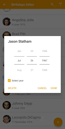 Birthdays screenshot 4