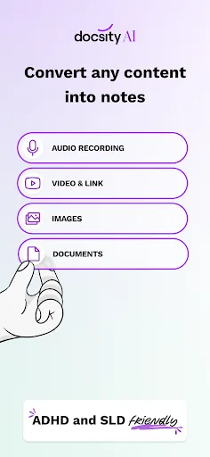 Docsity AI: Smart notes maker screenshot 1