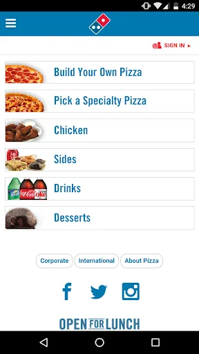 Domino’s Pizza Caribbean screenshot 1