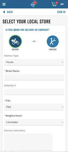 Domino's Venezuela screenshot 2