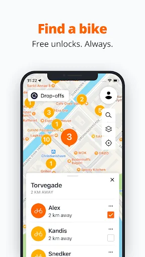 Donkey Republic Bike share screenshot 2