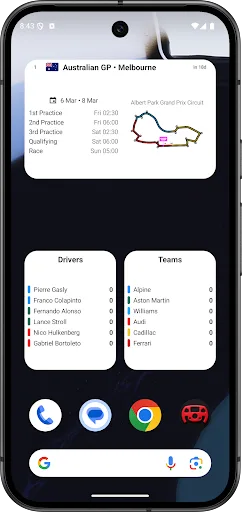 SpeedTrack Widgets screenshot 1
