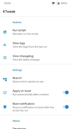 [ROOT] KTweak — Universal Kern screenshot 1