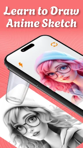Draw Anime Sketch : AR Drawing screenshot 1