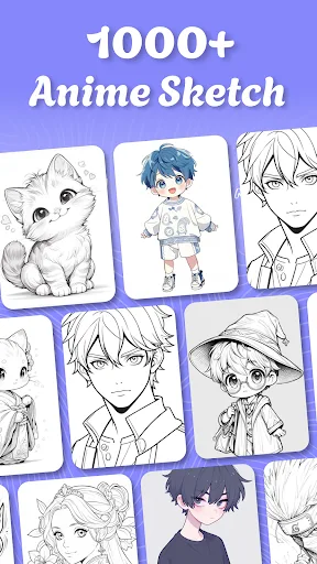 Draw Anime Sketch : AR Drawing screenshot 3