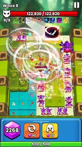 Luck! Merge! Defense! screenshot 3