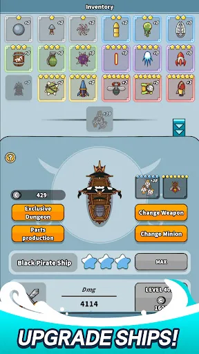 IDLE Pirate Ship screenshot 2