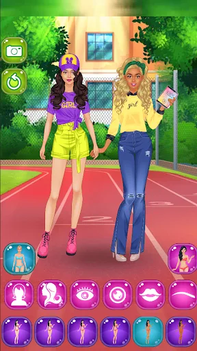 High School BFF Dress up screenshot 2