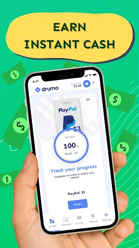 Drumo: Get Paid With Real Cash screenshot 1