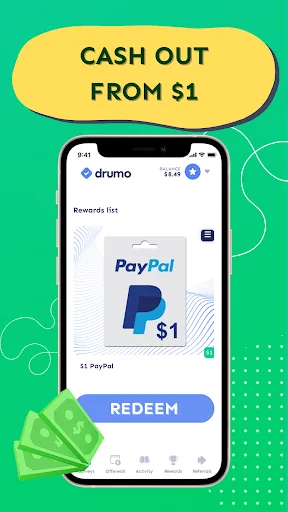 Drumo: Get Paid With Real Cash screenshot 5