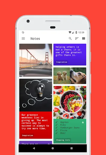 D Notes - notes and lists screenshot 1