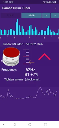 Samba Drum Tuner screenshot 1