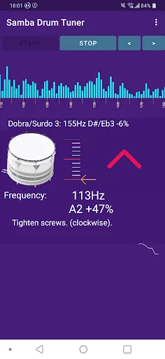 Samba Drum Tuner screenshot 2