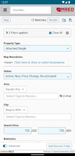 connectMLS MRED screenshot 5